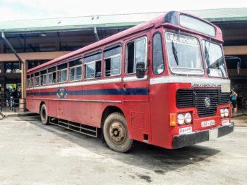 Local Red Bus Sri Lanka